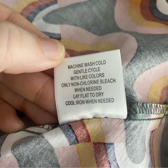 ModCloth Mod As Well Retro Rainbow Fit Flare Dress Plus 20 Gray Pink Yellow - Picture 12 of 13